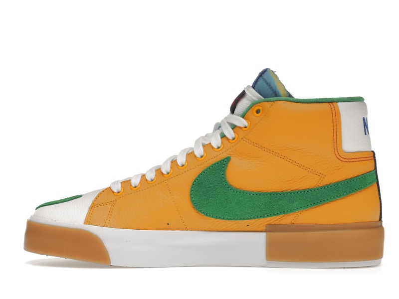Nike SB Zoom Blazer Mid Edge Safety Orange University Gold