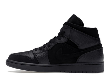 Jordan 1 Mid Black Dark Smoke Grey