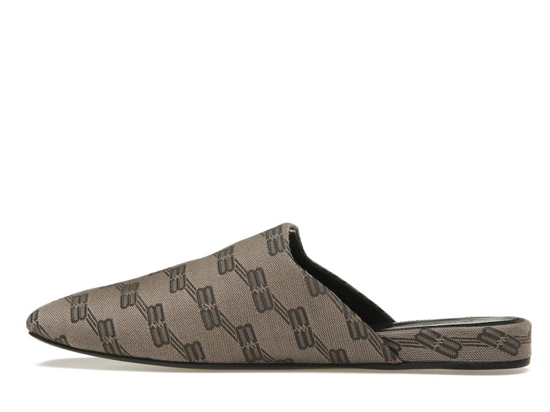 Balenciaga Cozy Jacquard Mules Brown