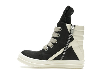 Rick Owens Geobasket Jumbo Lace High Black Milk