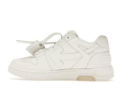 OFF-WHITE Out Of Office OOO Low Tops Triple White