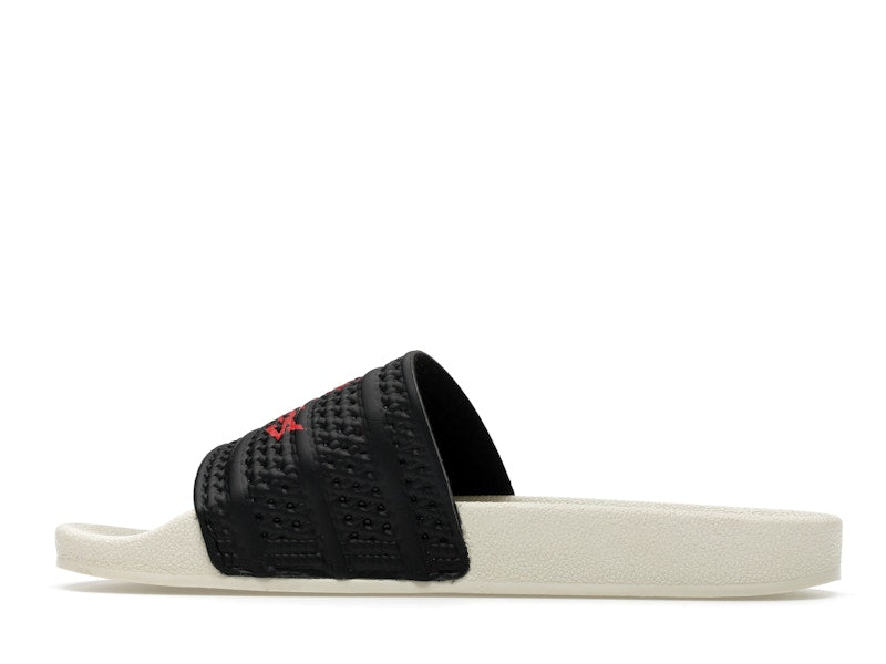 adidas Adilette Slides 100 Thieves Black Red
