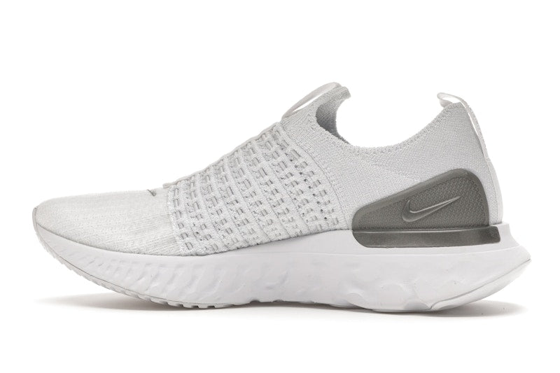 Nike React Phantom Run Flyknit 2 White Pure Platinum (Women's)