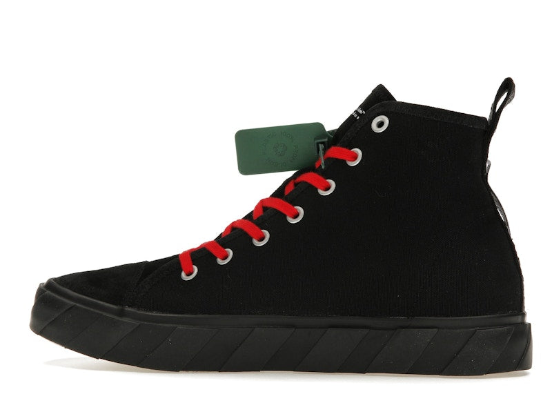 OFF-WHITE Vulcanized Hi Canvas Black Red