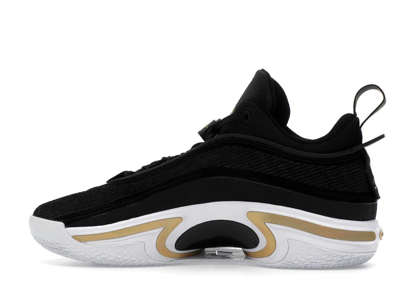 Jordan 36 Low PF Black Gold (White Sole)