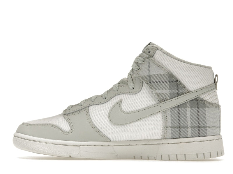 Nike Dunk High SE Tartan Plaid White Light Green
