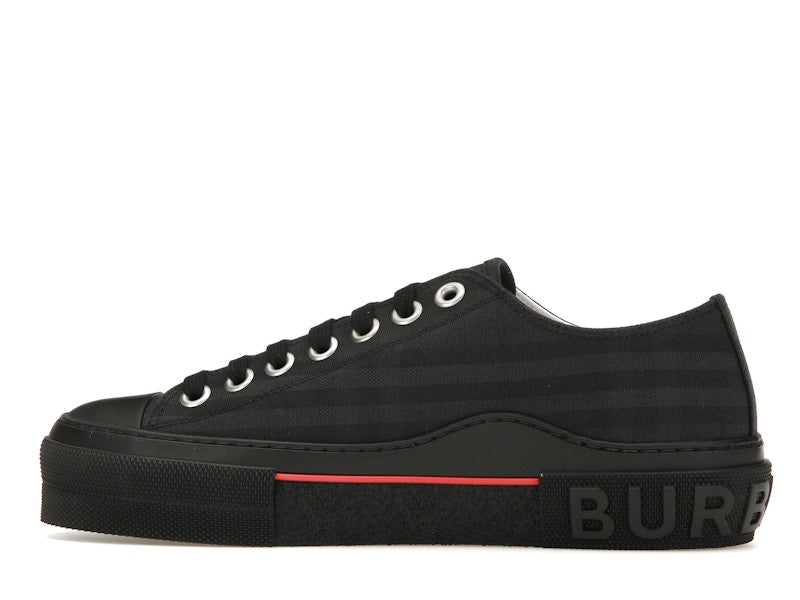 Burberry Vintage Check Canvas Low-Top Sneaker Dark Charcoal