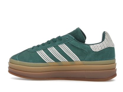 adidas Gazelle Bold Collegiate Green White Gold (Women's)