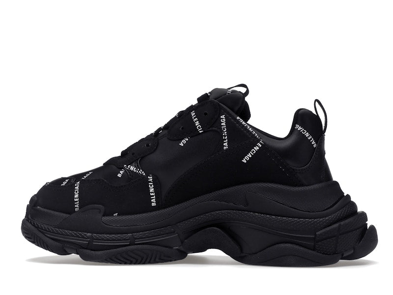 Balenciaga Triple S Black Logo (Women's)