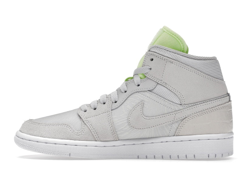 Jordan 1 Mid Vast Grey Ghost Green (Women's)