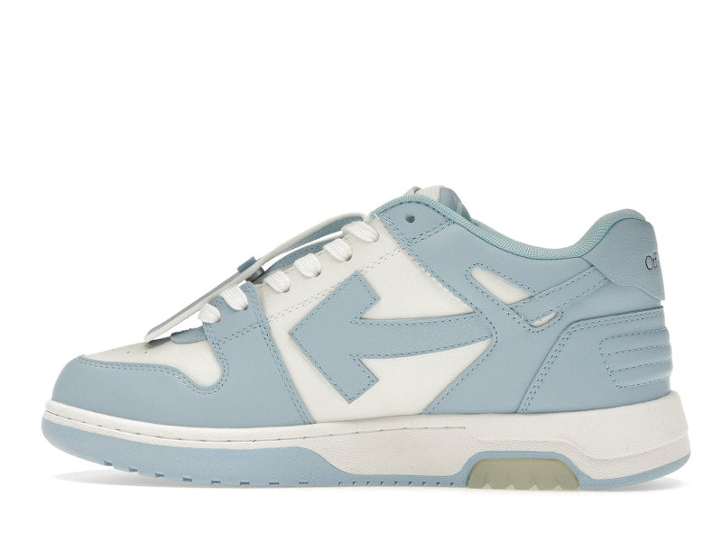 OFF-WHITE OOO Low Out Of Office Calf Leather White Light Blue
