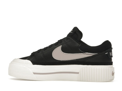 Nike Court Legacy Lift Black Sail Platinum Violet (Women's)