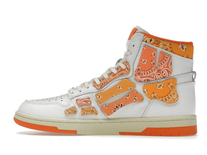 AMIRI Skel Top Hi Bandana White Orange