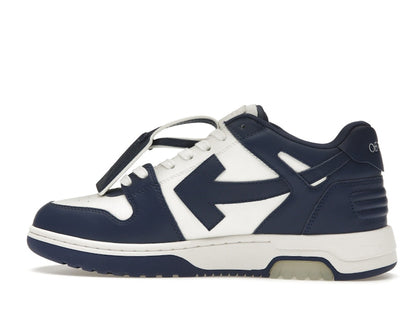 OFF-WHITE Out Of Office OOO Low Tops White Royal Blue