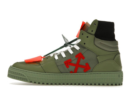 OFF-WHITE Off Court 3.0 Military Green Fuschia