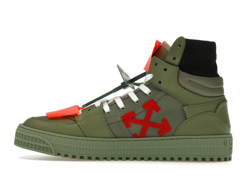 OFF-WHITE Off Court 3.0 Military Green Fuschia
