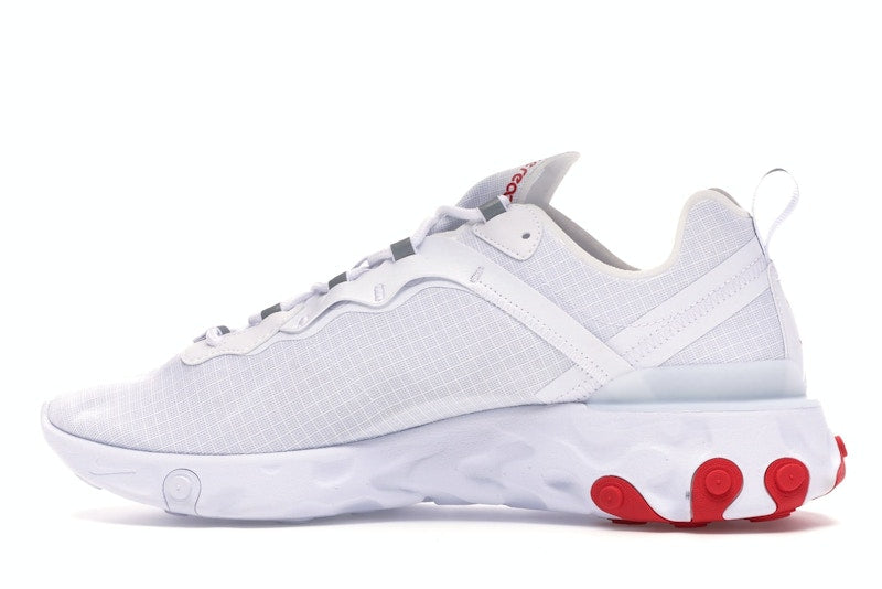 Nike React Element 55 White Red