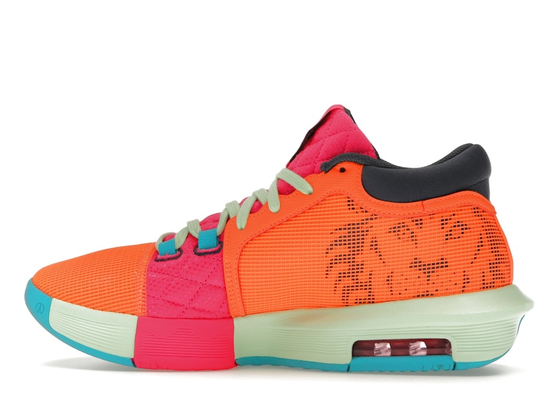 Nike LeBron Witness 8 Total Orange Laser Fuchsia