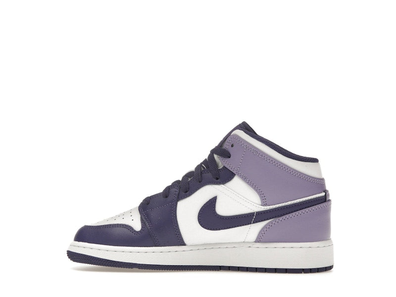 Jordan 1 Mid White Sky J Purple (GS)