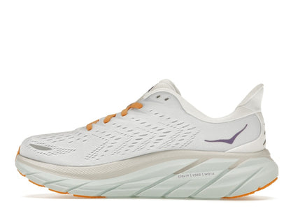 Hoka One One Clifton 8 Blanc De Blanc Purple Seafoam (Women's)
