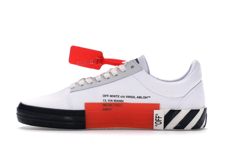 OFF-WHITE Vulc Low White (Updated Stripes)