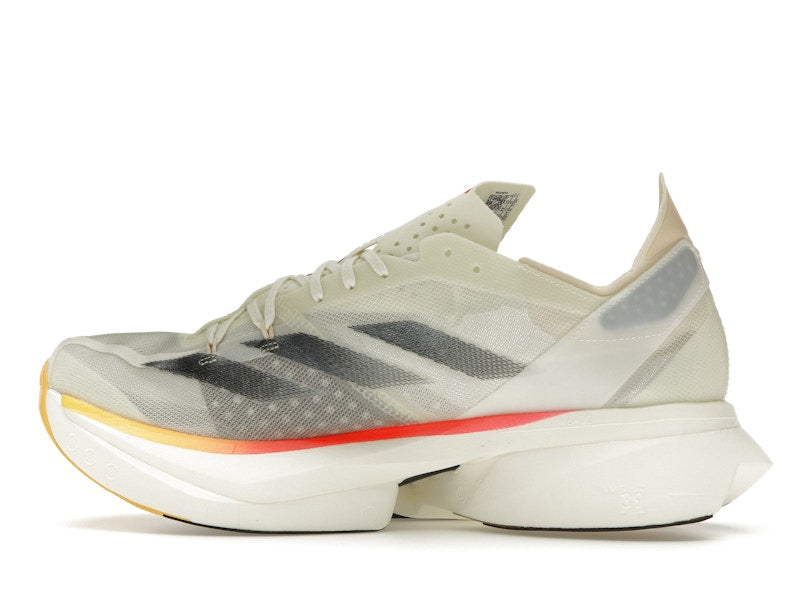 adidas Adizero Adios Pro 3 Ivory Core Black Crystal Sand