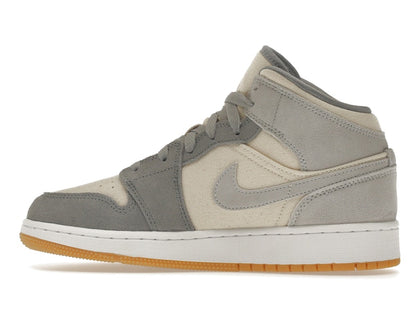 Jordan 1 Mid SE Coconut Milk Particle Grey (GS)