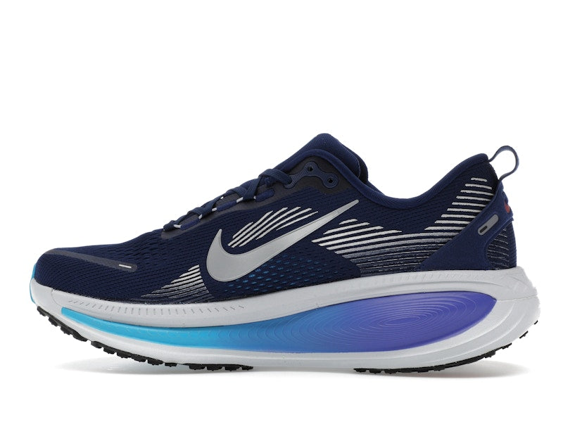 Nike Vomero 18 Blue Void Blue Lightning Bright Crimson Metallic Silver