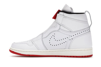 Jordan 1 Retro High Zip White University Red