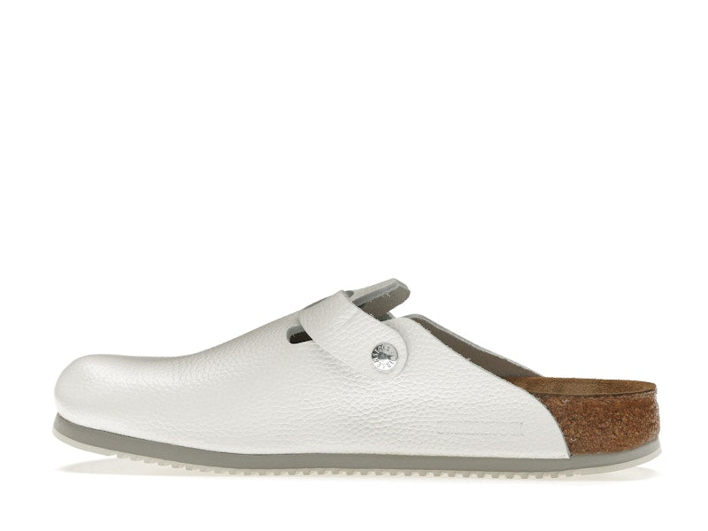 Birkenstock Boston Super Grip Leather White