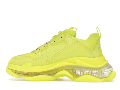 Balenciaga Triple S Clear Sole Fluo Yellow White (Women's)