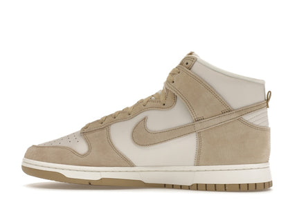Nike Dunk High Tan Suede White