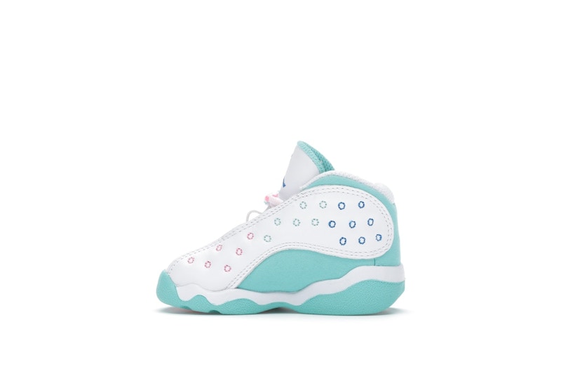 Jordan 13 Retro White Soar Green Pink (TD)