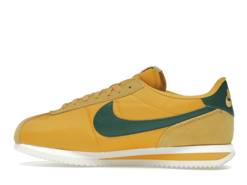 Nike Cortez Textile Yellow Ochre Gorge Green (Women's)