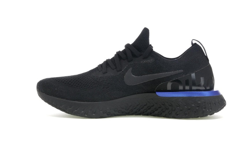 Nike Epic React Flyknit Black Racer Blue (Women's)