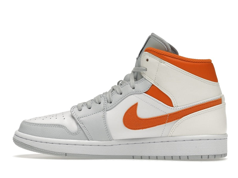 Jordan 1 Mid Starfish Pure Platinum