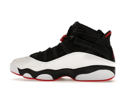 Jordan 6 Rings Black White Varsity Red