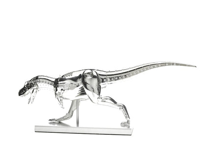 Hajime Sorayama T-Rex Cyborg Dinosaur Figure Silver