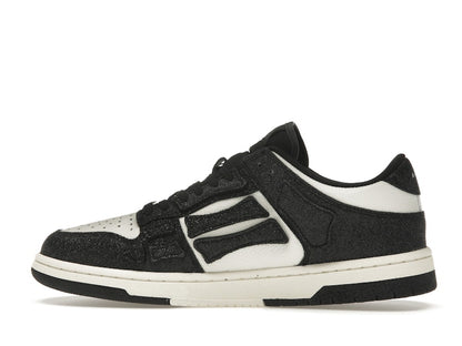 AMIRI Skel Top Low Shimmer Black White