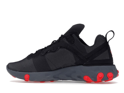 Nike React Element 55 Black Solar Red (Women's)