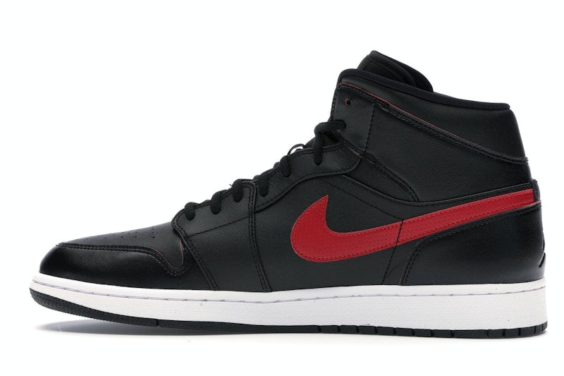 Jordan 1 Retro Mid Black Team Red