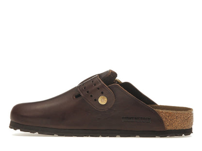 Birkenstock Boston Bold Leather Roast Brown