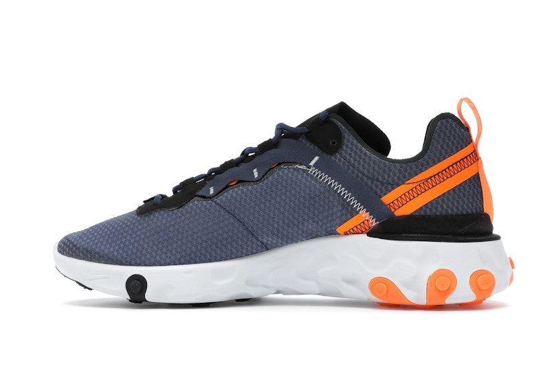Nike React Element 55 SE Midnight Navy Total Orange