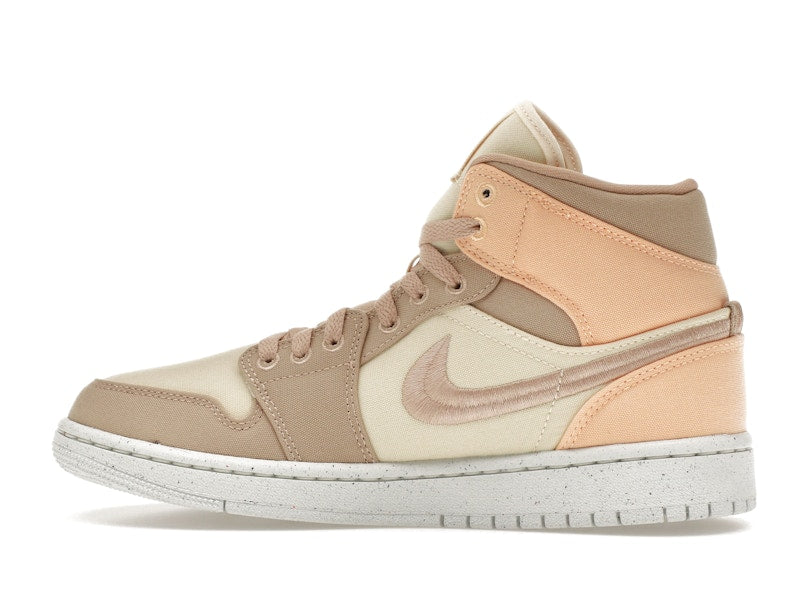 Jordan 1 Mid SE Canvas Khaki (Women's)