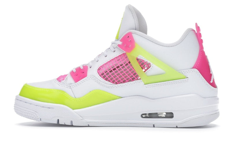 Jordan 4 Retro White Lemon Pink (GS)