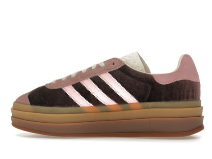 adidas Gazelle Bold Shadow Brown Warm Clay Glow Pink (Women's)