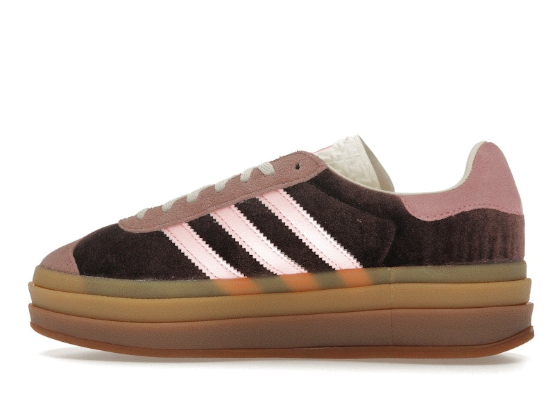 adidas Gazelle Bold Shadow Brown Warm Clay Glow Pink (Women's)