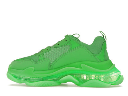 Balenciaga Triple S Clear Sole Bright Green