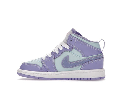 Jordan 1 Mid Purple Aqua (PS)