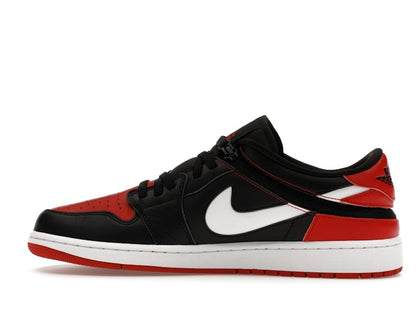 Jordan 1 Low FlyEase Black White Gym Red